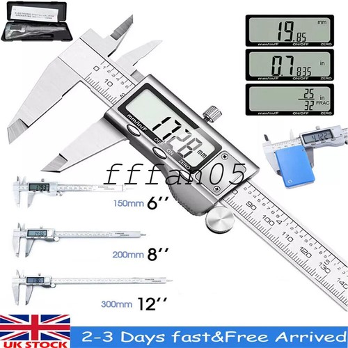 Metal inch digital vernier - 6,
