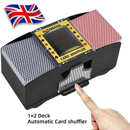 Automatic card shuffler - card,