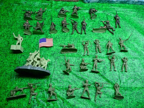 Ww2 lot plastic vintage - lot, 17