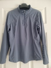 Discontinued LeMieux Jay Blue Baselayer Size Large Excellent Condition Worn Once