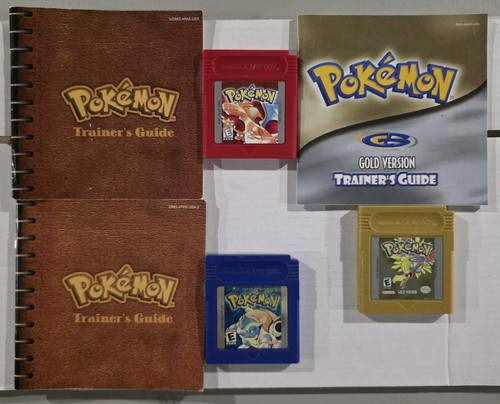 Pokemon red blue gold - red,, blue,