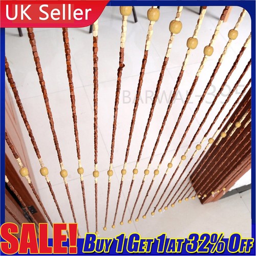 170cm wooden beaded - wooden,