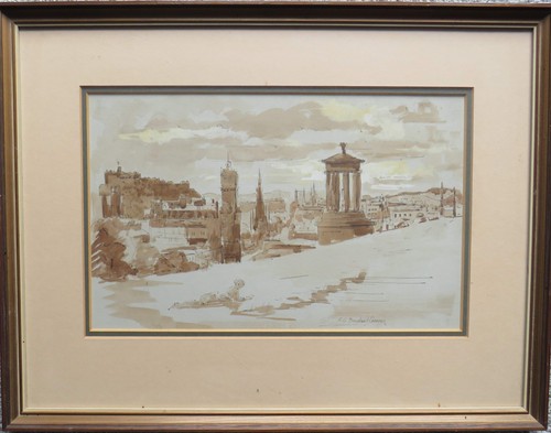 Vintage watercolour painting - vintage,