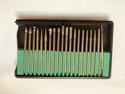 Jeweller diamond burr set - burr, of