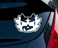 Incineroar Pokemon Super Smash Bros Matte White Vinyl Decal 5.6"x3.9"