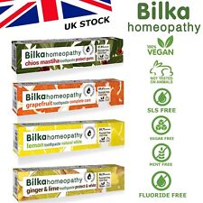 BILKA Natural Homeopathy Toothpaste 75ml FLOURIDE, SLS, MINT, SUGAR FREE UK