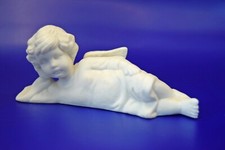 Antique Parian Reclining Angel