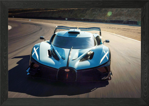 Bugatti bolide framed - bugatti, art