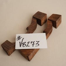 2 Old 4/4 Violin Scrolls Necks