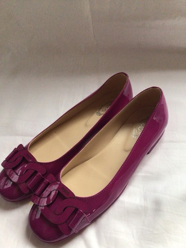Tods magenta pink patent - pink,