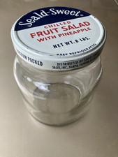Vintage Seald Sweet Glass Jar
