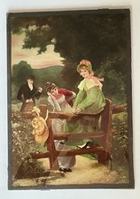 Antique Victorian Crystoleum