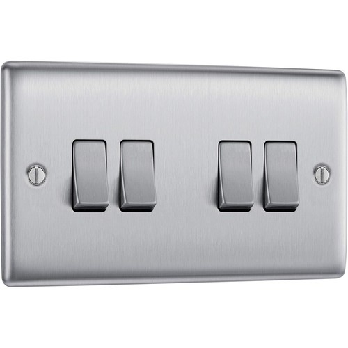 Brushed steel light - brushed,