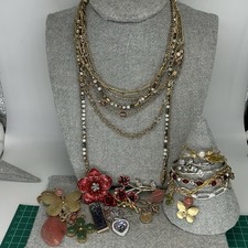 16x bundle necklace & bracelet brooch gold silver  tone crystal FCUK STELLA DOT