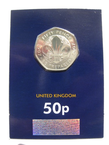 Scouts 50p fifty - 50p, pence