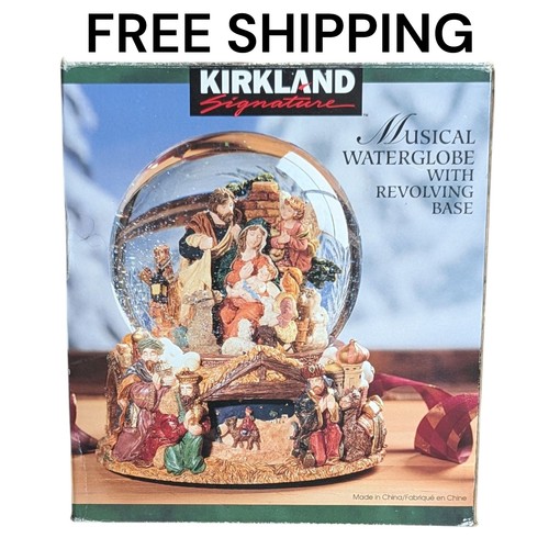 Vtg nativity scene - vtg, globe