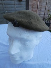 WW2 era original Coldstream Guards Officers beret with brass bullion cap badge