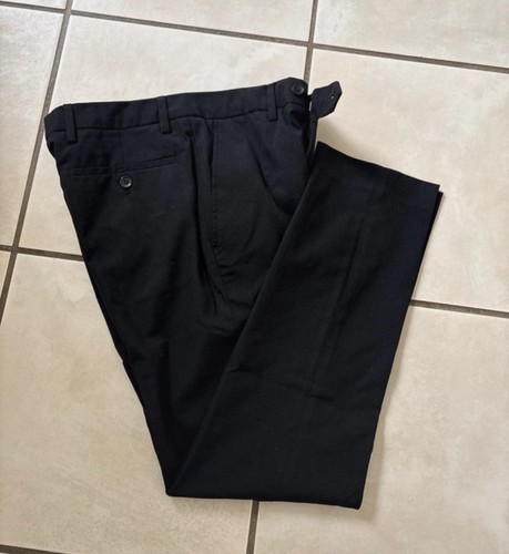 Black slim fit trousers - black, 30s
