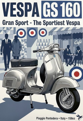 British mod culture vespa - british,