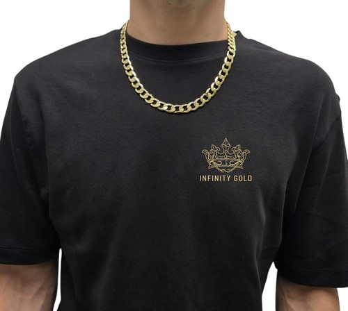Mens 9ct gold plated 10mm - xp,