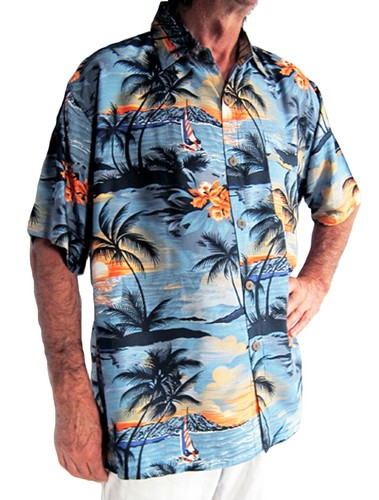 Loud hawaiian shirt grey - loud, shirt,