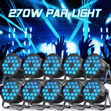 270W Par Can Light 18 LED RGBW DMX Disco Lights Party Show Bar Stage Lighting