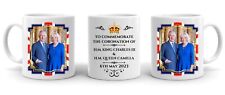 Coronation of King Charles III & Queen Camilla Mug (11oz) 2023 W/Smashproof Box
