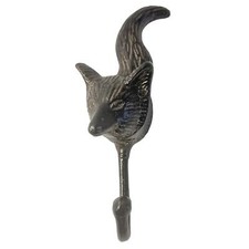 Cast Iron Fox Head Hook Hanger