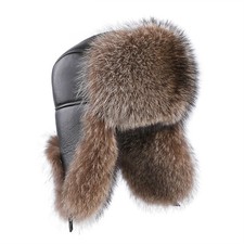 Men's Winter Raccoon Hair
