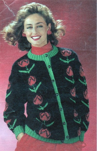 Laminated vintage knitting - ~,