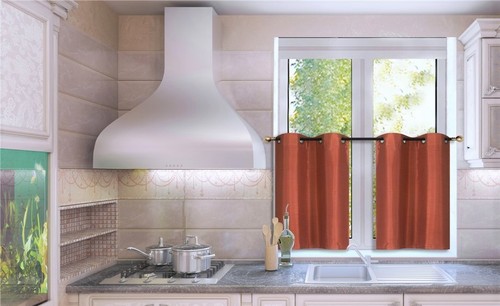 Pair kitchen grommet silk - kitchen,