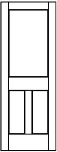 Panel flat reverse - reverse, stile