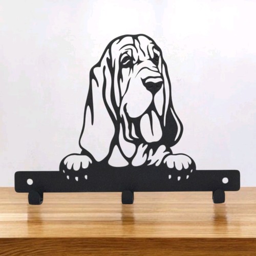 Bloodhound dog lead hanger - dog,