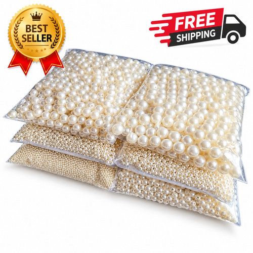 1000x quality pearl beads 3mm - 1000x,