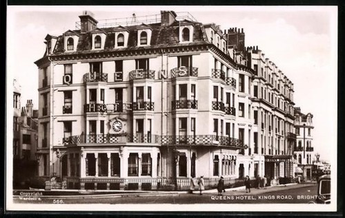 Postcard brighton queens - postcard, brighton,