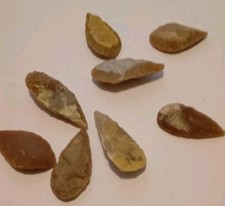 LOT OF 8 NEOLITHIC FLINT