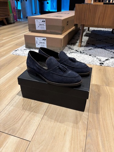 Massimo dutti navy suede - massimo,