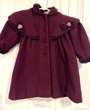 Rothschild Maroon Wool Coat