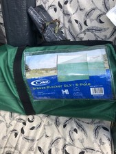 Gelert Breeze Blocker DLX 5 Pole 4 Panels Wind Break Breaker Blue XL