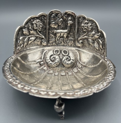 Antique silver baptismal - antique,
