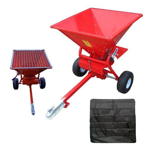 Tow behind spreader - behind, cover