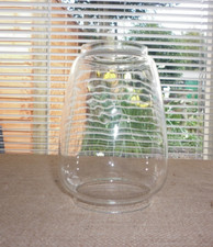 VINTAGE REPLACEMENT DR. PATENT BAT STORM HURRICANE LAMP GLASS SHADE