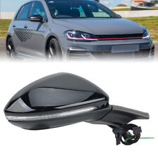 Right For VW Golf Mk7 2012-2020 Heated Power 9Wires Door Wing Mirror Driver Side