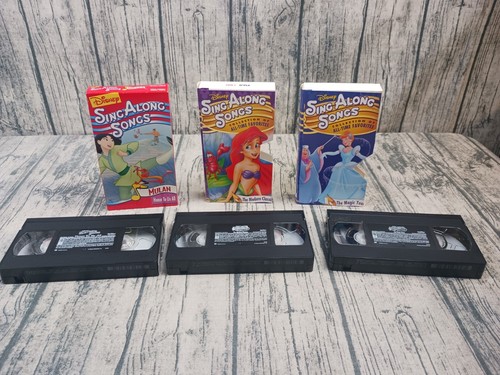 Disney sing along songs - songs, (vhs)