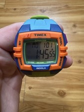 Colorful Timex Expedition Indiglo m262 wr50 NEW BATTERY