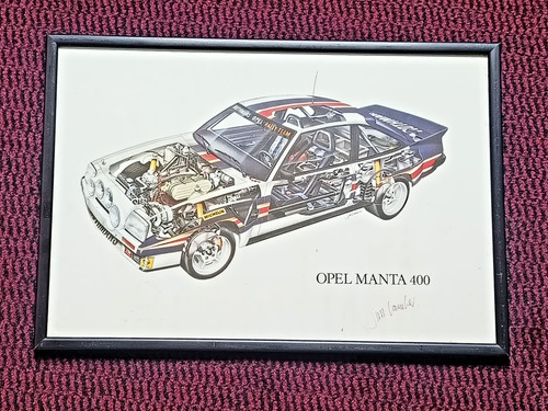 Opel manta 400 - 400, framed
