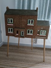 Wooden Dolls House with Furniture Home Made For Renovation