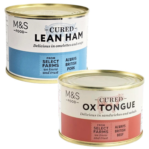Cured tongue and lean - m&s,