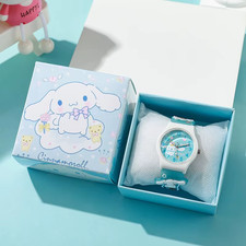 3D Hello Kitty Children Watches with Box Cinnamoroll Kuromi Melody Girls Watch