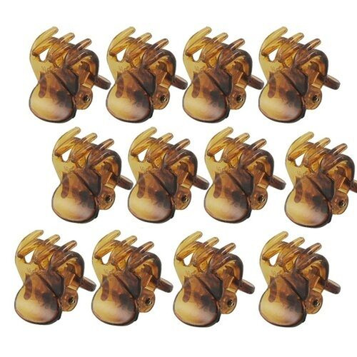 Mini plastic hair claw - 12, x